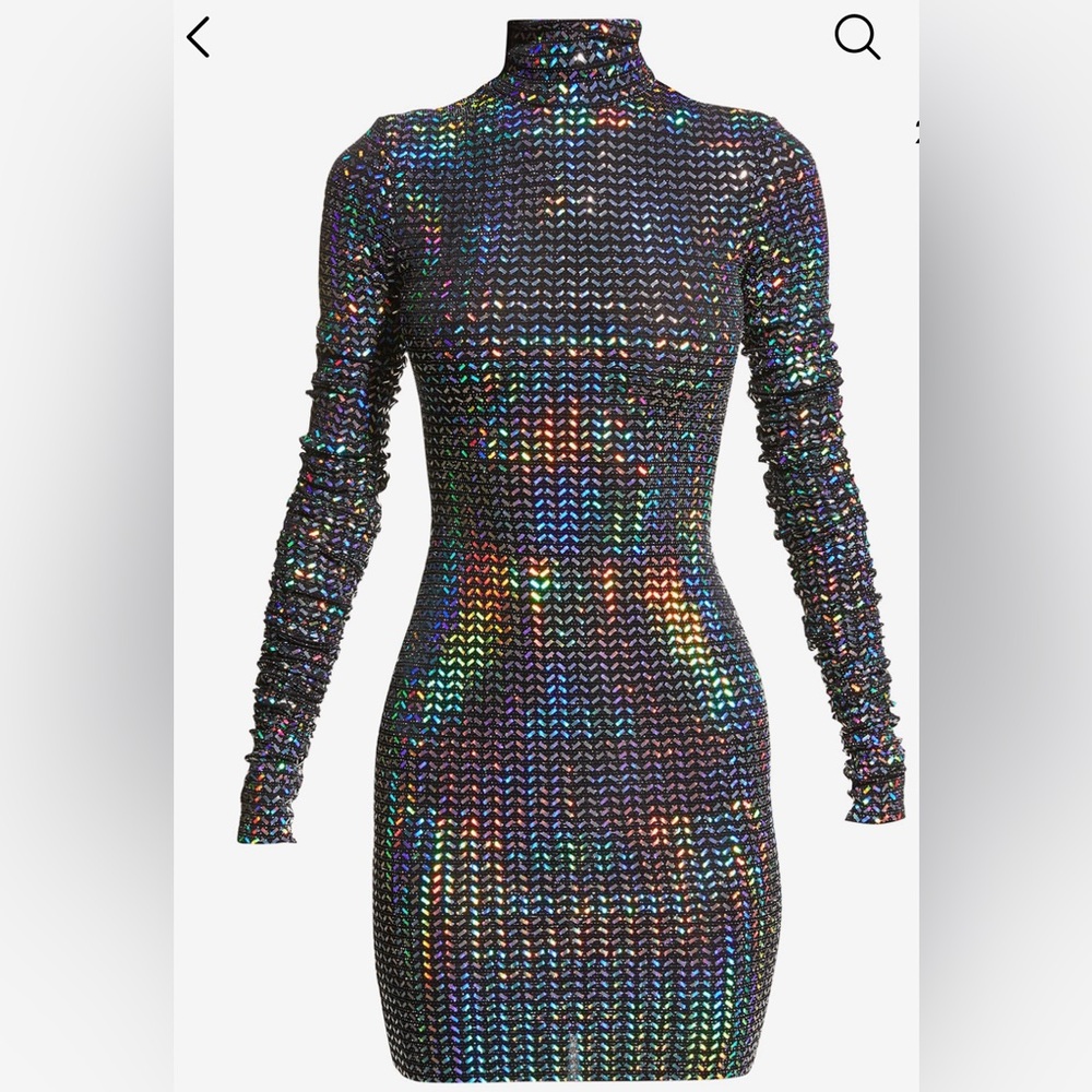 Dolce & Gabbana Iridescent-Sequin Mini Dress